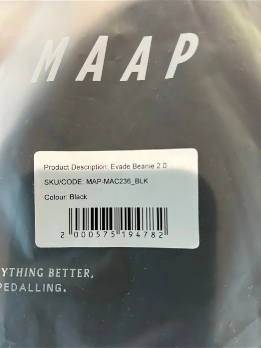 MAAP Evade Beanie 2.0 - Black - Picture 3 of 3